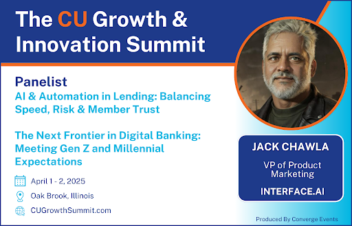 Jack Chawla presenting on AI in lending and digital banking for new generations