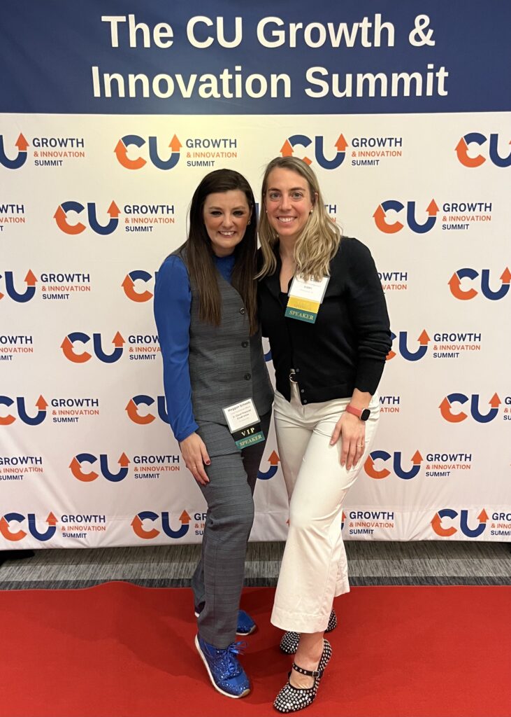 Meggan Schwirtz and Kacy Cutler at CU Summit red carpet