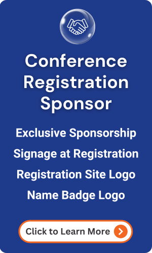 Sponsor benefits include logo on registration site, signage, and name badges