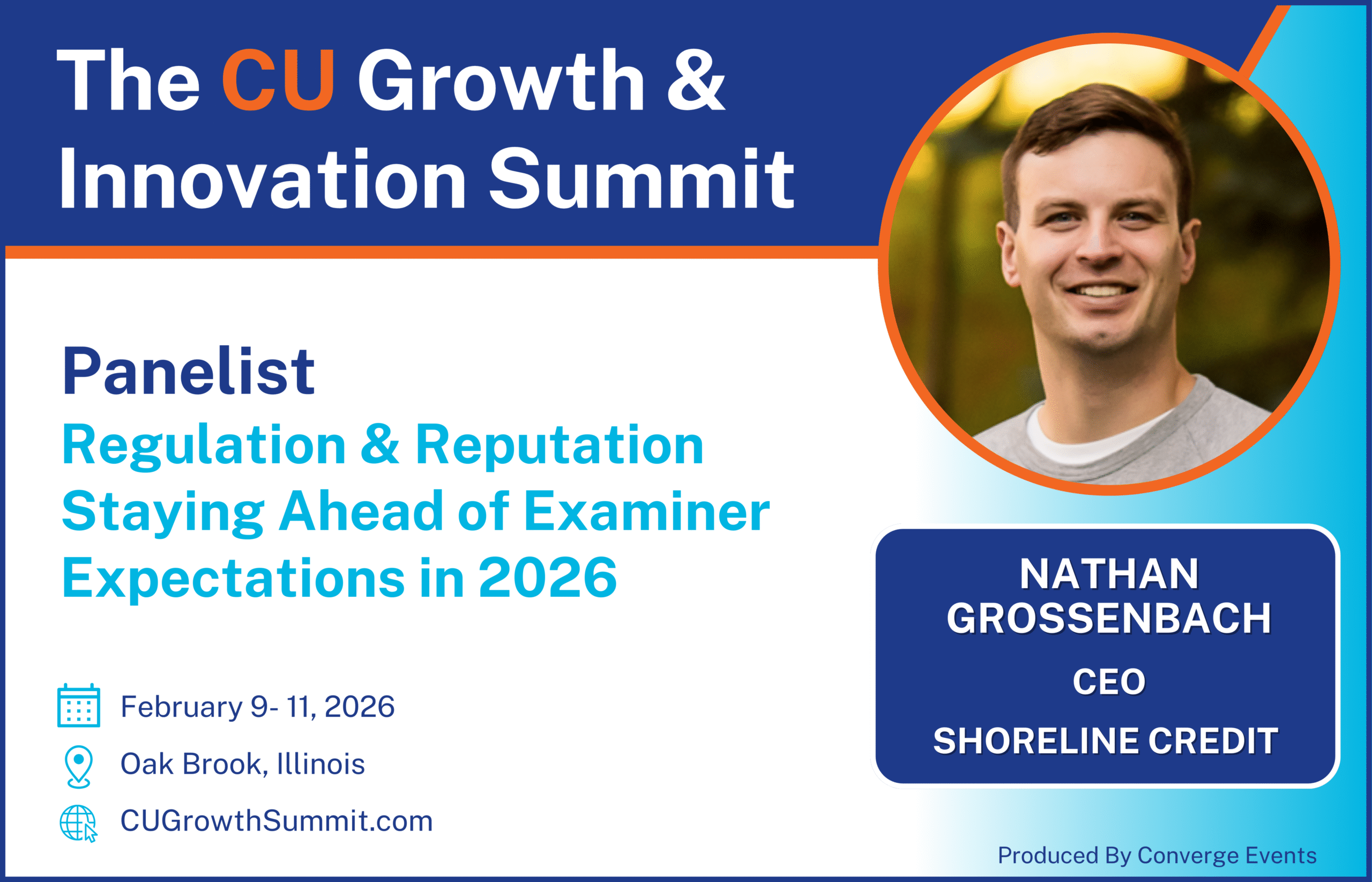 CUGI 2026 Welcomes Shoreline Credit Union CEO Nathan Grossenbach to Expert Risk Panel