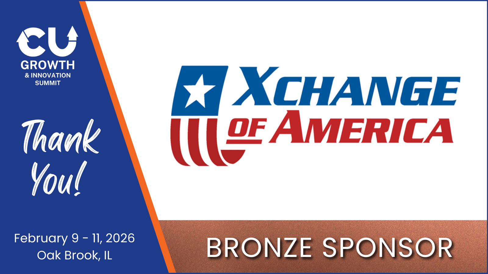 Xchange of America Supports the CU Growth & Innovation Summit as Bronze Sponsor