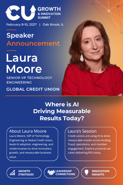 Laura Moore to Discuss Where AI Is Driving Measurable Results at the CU Growth & Innovation Summit